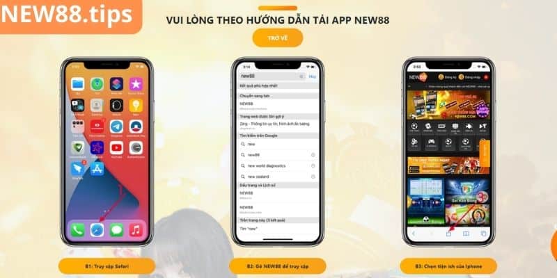 Tải NEW88 bằng IOS