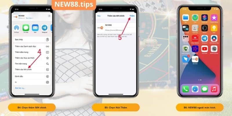 Tải NEW88 bằng IOS