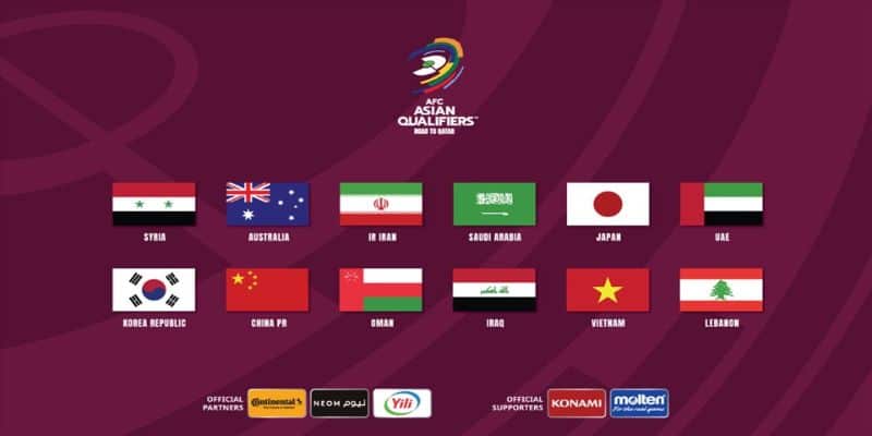 Vòng loại World Cup 2022 Việt Nam gồm có những ai