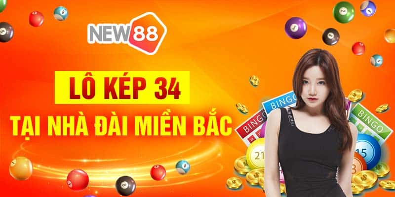 Lô kép 34 tại nhà đài Miền Bắc