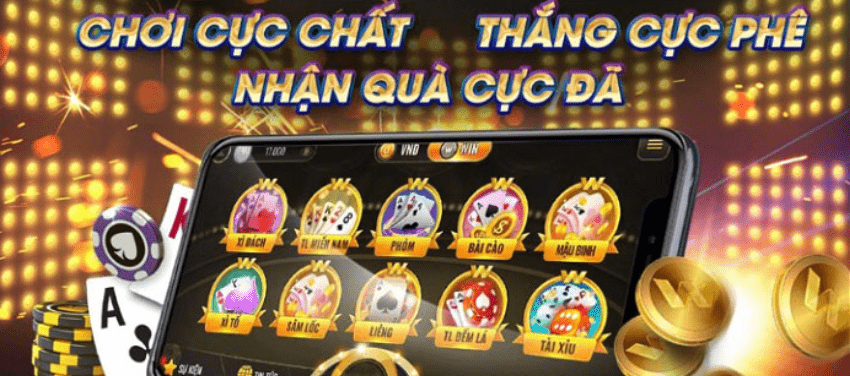 Các trò chơi đa dạng ở game đổi thưởng tiền mặt