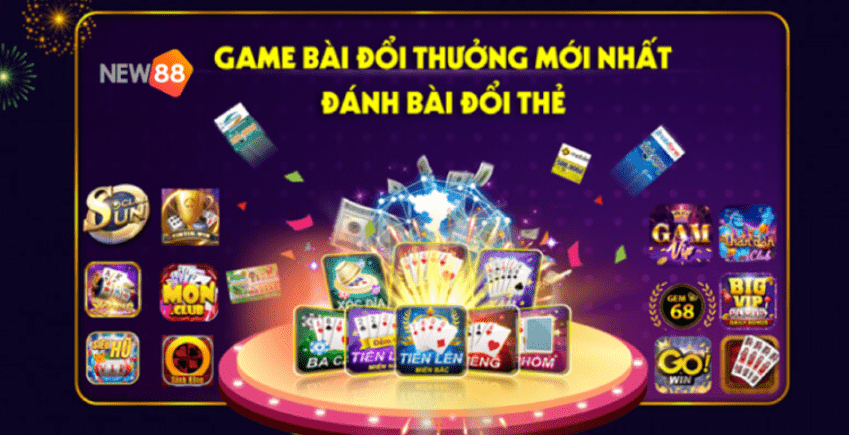 Ưu đãi khủng khi chơi game bài đổi thưởng nhà new88